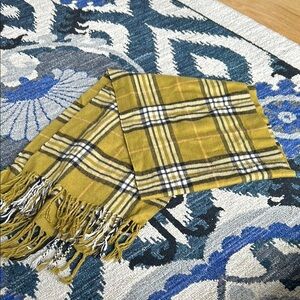 Greenish/Yellowish Plaid Scarf